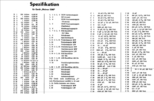 Weimar 5340B; Funk- und (ID = 1254201) Radio