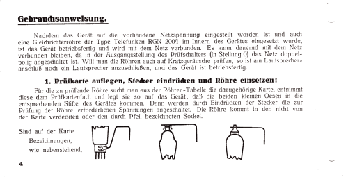 Einheitsprüfgerät Radiomechanik W10; Funke, Max, Weida/Th (ID = 2043366) Ausrüstung