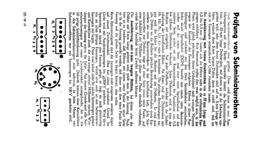 Röhrenprüfgerät W19S; Funke, Max, Weida/Th (ID = 1899535) Ausrüstung