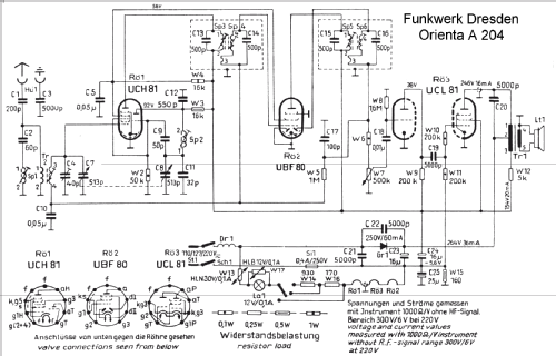 Orienta A204; Funkwerk Dresden, (ID = 313914) Radio