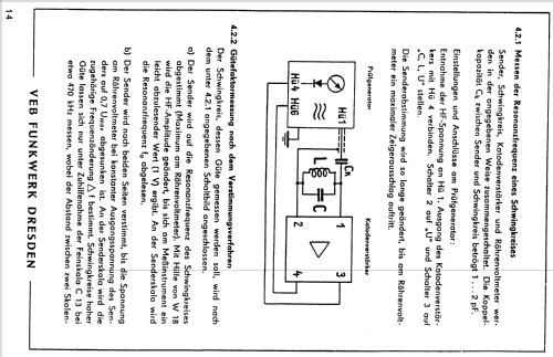 Prüfgenerator M2746; Funkwerk Dresden, (ID = 176473) Equipment