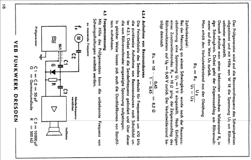 Prüfgenerator M2746; Funkwerk Dresden, (ID = 176475) Equipment