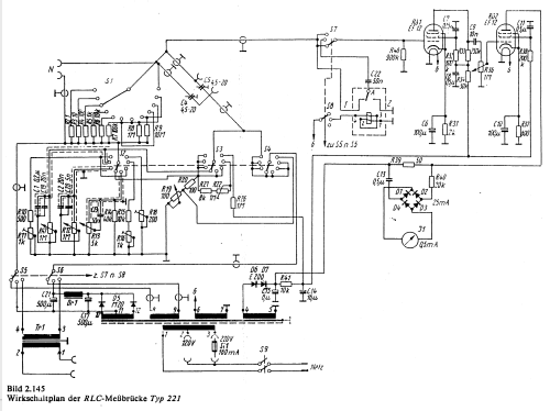 RLC-Messbrücke 221; Funkwerk Dresden, (ID = 314089) Equipment