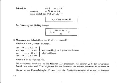 RLC-Messbrücke 221; Funkwerk Dresden, (ID = 539720) Equipment