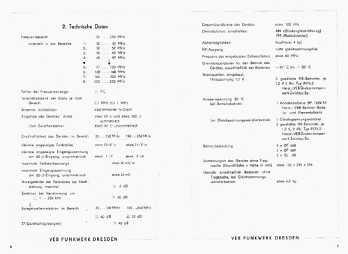 Störsuchgerät St G 4-2 4331.5F2; Funkwerk Dresden, (ID = 1049154) Ausrüstung