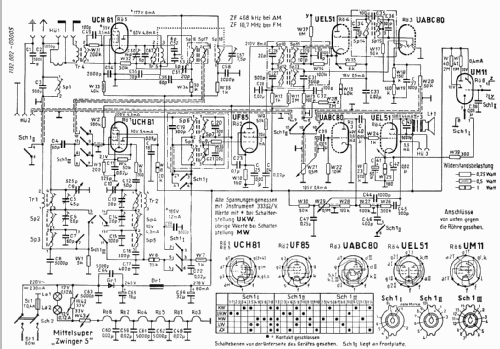 UKW-Super Zwinger 5 / Serie Dresden; Funkwerk Dresden, (ID = 17152) Radio