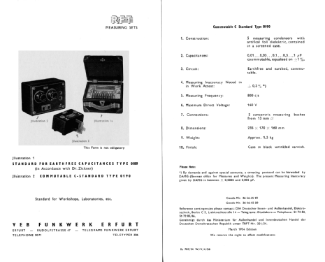 C-Normal 0190; Funkwerk Erfurt, VEB (ID = 1778413) Ausrüstung