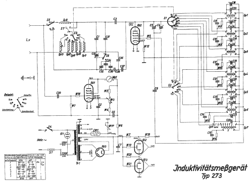 Induktivitätsmessgerät 273; Funkwerk Erfurt, VEB (ID = 962450) Ausrüstung