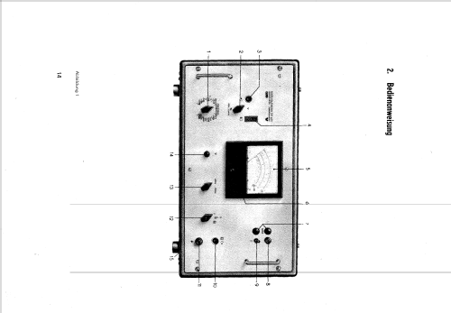 Mikrovoltmeter 4011; Funkwerk Erfurt, VEB (ID = 102126) Ausrüstung