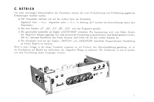 Leistungsverstärker V125 Typ 8321.7; Funkwerk Kölleda, (ID = 2185749) Ampl/Mixer