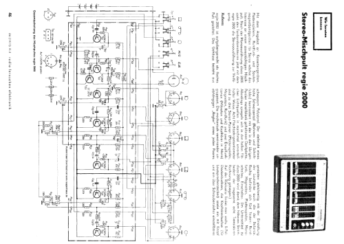 Regie 2000 stereo 8702.1; Funkwerk Köpenick, (ID = 844539) Verst/Mix