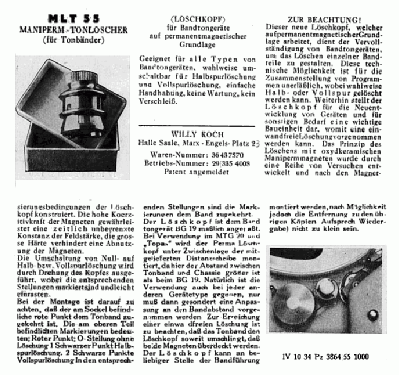 Magnetband-Gerät BG19-2; Funkwerk Leipzig, (ID = 476588) R-Player