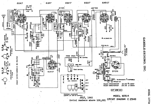 1070A ; Gamble-Skogmo, Inc.; (ID = 376221) Radio