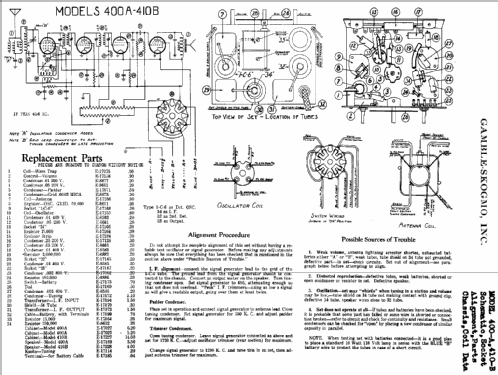 400-A ; Gamble-Skogmo, Inc.; (ID = 363641) Radio