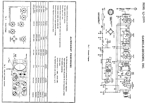 43-5006 ; Gamble-Skogmo, Inc.; (ID = 285526) Car Radio