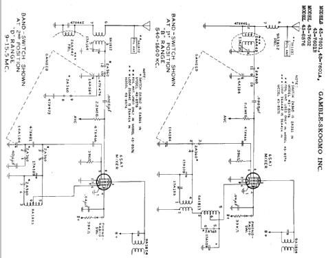 43-7601B ; Gamble-Skogmo, Inc.; (ID = 364255) Radio