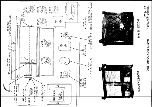 43-7651 ; Gamble-Skogmo, Inc.; (ID = 285717) Radio