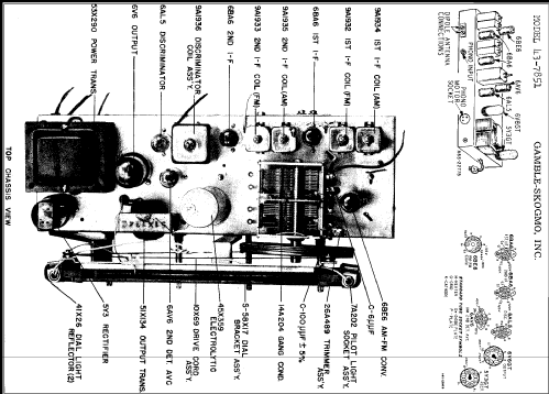 43-7851 ; Gamble-Skogmo, Inc.; (ID = 285737) Radio