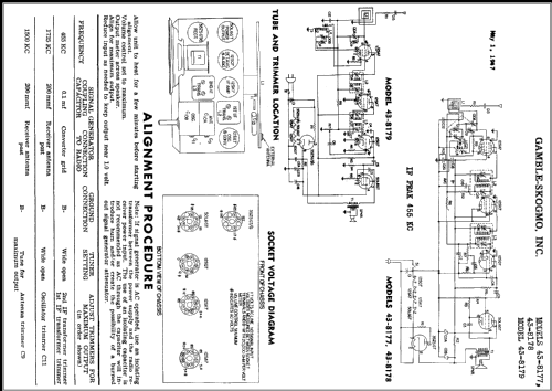 43-8179 ; Gamble-Skogmo, Inc.; (ID = 383250) Radio