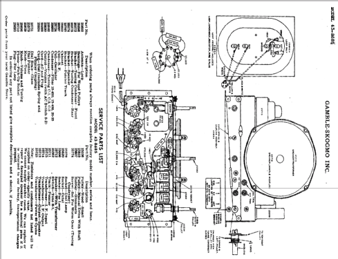 Coronado 43-8685 ; Gamble-Skogmo, Inc.; (ID = 365843) Radio