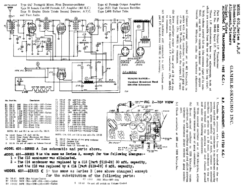 601 Ch= Series B; Gamble-Skogmo, Inc.; (ID = 374770) Radio