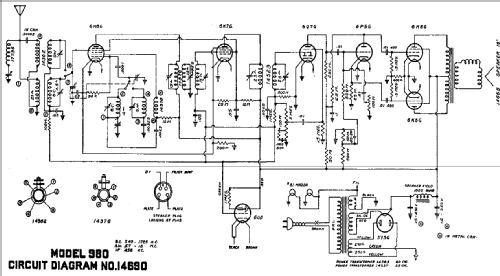 980 B ; Gamble-Skogmo, Inc.; (ID = 373551) Radio