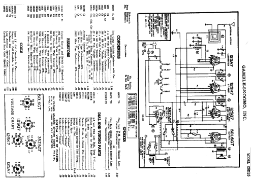 C5D15 Ch= Series A; Gamble-Skogmo, Inc.; (ID = 375879) Radio