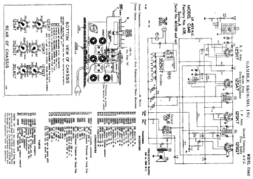 C640 ; Gamble-Skogmo, Inc.; (ID = 373585) Radio