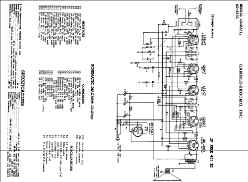 Coronado 43-8352 ; Gamble-Skogmo, Inc.; (ID = 365266) Radio