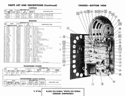 Coronado 94RA1-43-7656A ; Gamble-Skogmo, Inc.; (ID = 473236) Radio