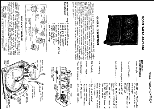 Coronado 94RA1-43-7853A ; Gamble-Skogmo, Inc.; (ID = 264893) Radio