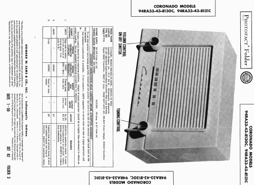 Coronado 94RA33-43-8131C ; Gamble-Skogmo, Inc.; (ID = 473353) Radio