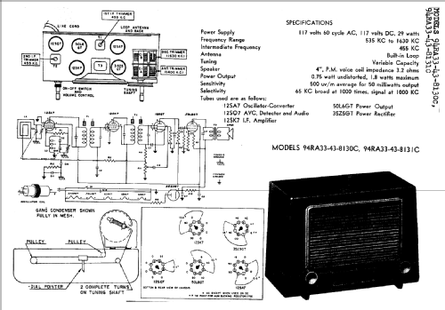 Coronado 94RA33-43-8135 ; Gamble-Skogmo, Inc.; (ID = 373120) Radio