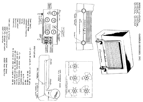 Coronado 94RA4-43-8129A ; Gamble-Skogmo, Inc.; (ID = 373103) Radio