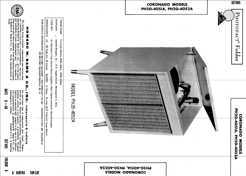 Coronado PA-4051A ; Gamble-Skogmo, Inc.; (ID = 586929) R-Player