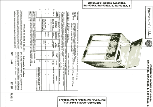 Coronado RA1-9245B ; Gamble-Skogmo, Inc.; (ID = 1977796) Radio