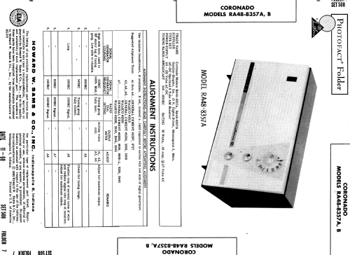 Coronado RA48-8357B ; Gamble-Skogmo, Inc.; (ID = 518474) Radio