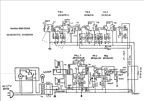 Coronado RA60-5520A ; Gamble-Skogmo, Inc.; (ID = 678842) Radio