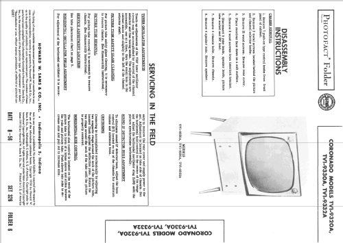 Coronado TV1-9330A; Gamble-Skogmo, Inc.; (ID = 2356322) Televisore