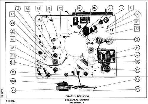 Coronado TV2-9394B ; Gamble-Skogmo, Inc.; (ID = 914657) Television