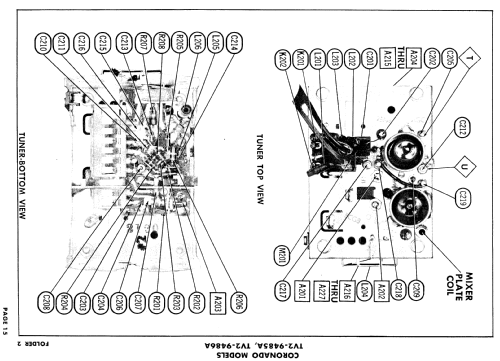 Coronado TV2-9485A ; Gamble-Skogmo, Inc.; (ID = 840892) Television