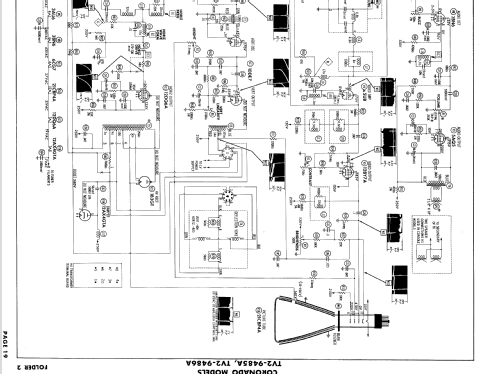 Coronado TV2-9485A ; Gamble-Skogmo, Inc.; (ID = 840896) Television