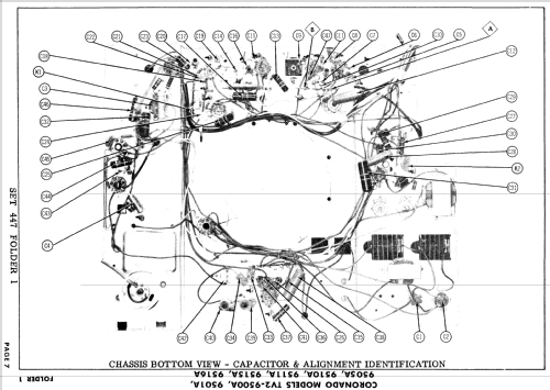 Coronado TV2-9511A ; Gamble-Skogmo, Inc.; (ID = 893595) Televisore