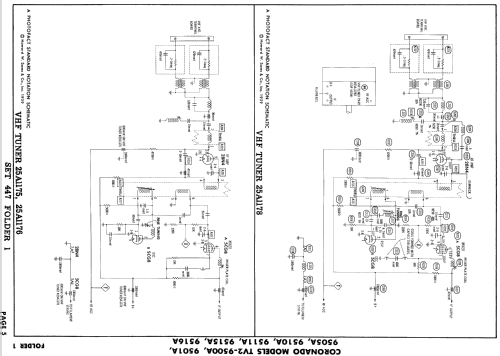 Coronado TV2-9515A ; Gamble-Skogmo, Inc.; (ID = 893609) Television