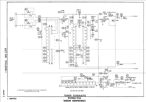 Coronado TV3-9402A; Gamble-Skogmo, Inc.; (ID = 2596075) Television