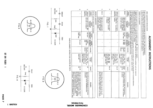 Coronado TV3-9402A; Gamble-Skogmo, Inc.; (ID = 996357) Television