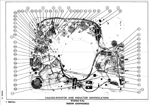 Coronado TV3-9402A; Gamble-Skogmo, Inc.; (ID = 996363) Television