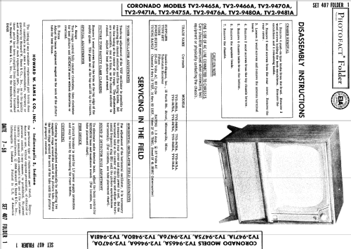 TV2-9466A ; Gamble-Skogmo, Inc.; (ID = 845297) Television