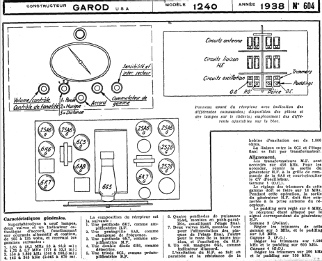 1240 ; Garod Radio Corp.; (ID = 222782) Radio