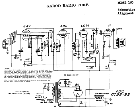 150 ; Garod Radio Corp.; (ID = 379317) Radio